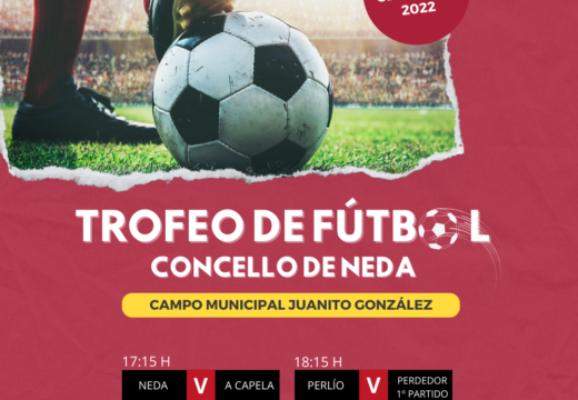 O Trofeo de Fútbol Concello de Neda disputarase este sábado no campo municipal